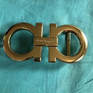 Gold Ferragamo Belt Buckle Great Condition
